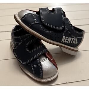 Classic Kids Bowling Shoes Rental Shoes Red Blue Youth Size 9